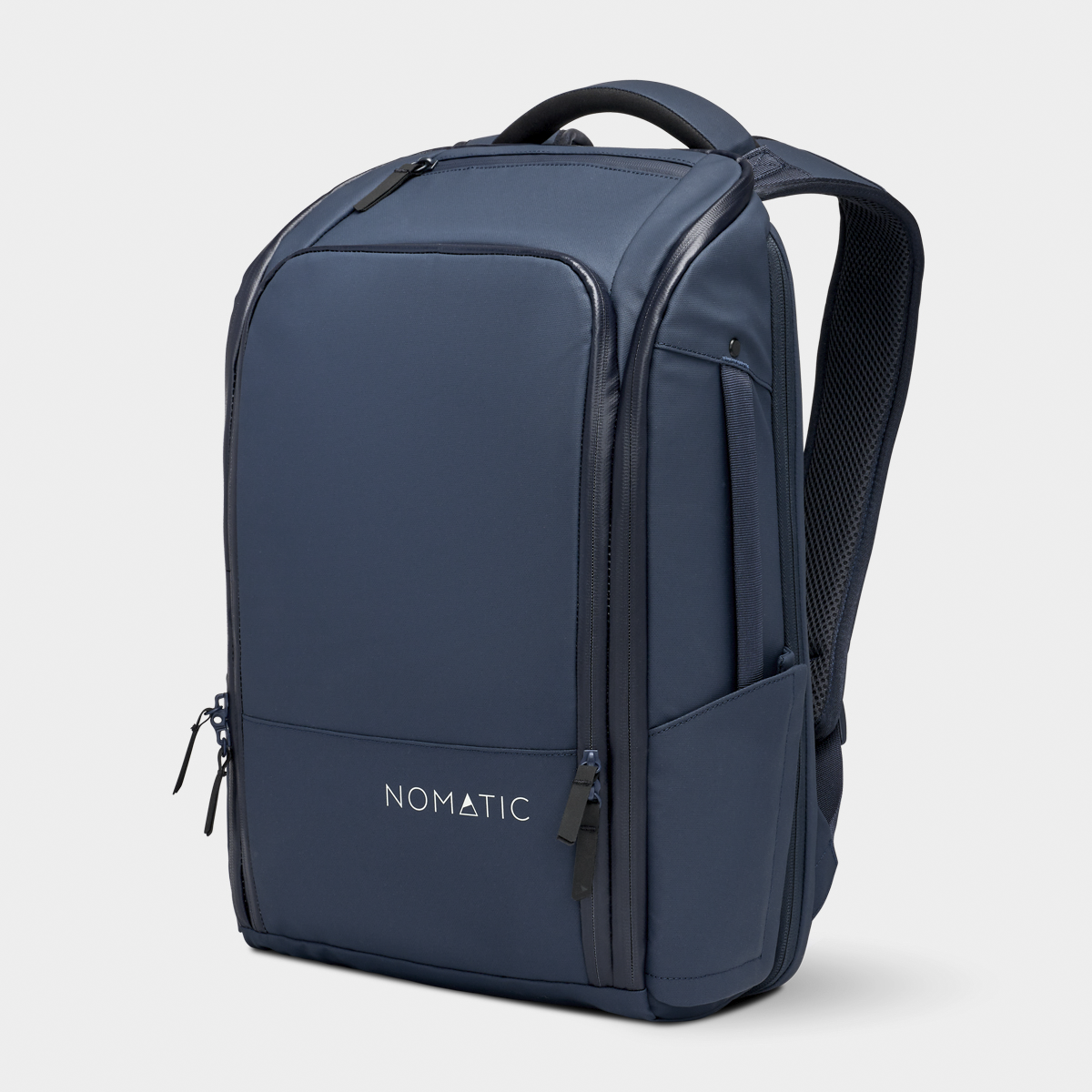 Nomatic Navy Backpack Front Angle View#color_navy