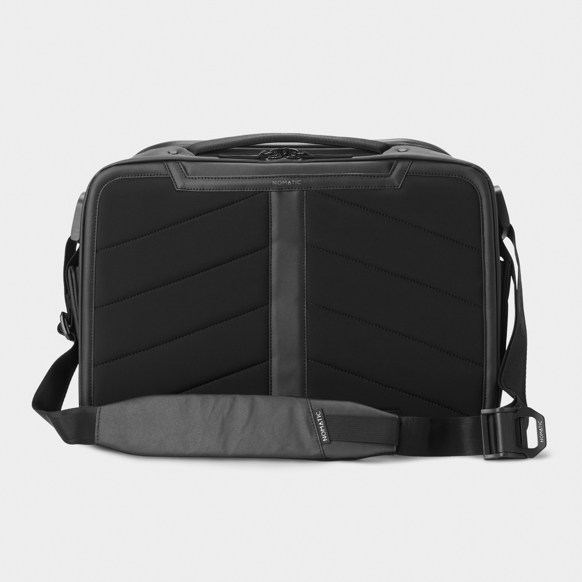 Nomatic Black Messenger Bag Back View