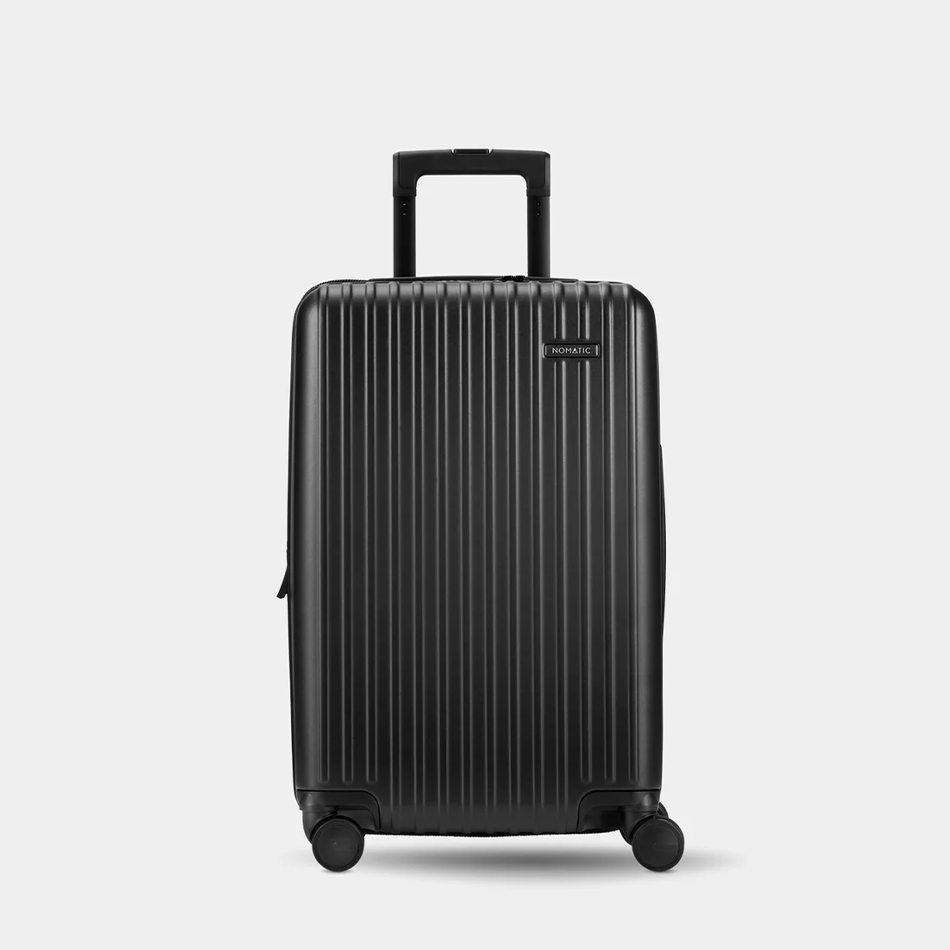 Front view of the Method Luggage Carry-On color black #color_black